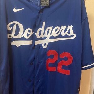 Nike Blue Dodgers Jersey Clayton Kershaw size 52 (player issue style)